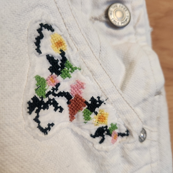 FREE PEOPLE WE THE FREE LOVE ALIVE HIGH RISE PATCHWORK BOYFRIEND JEAN SIZE 29 - Picture 5 of 16